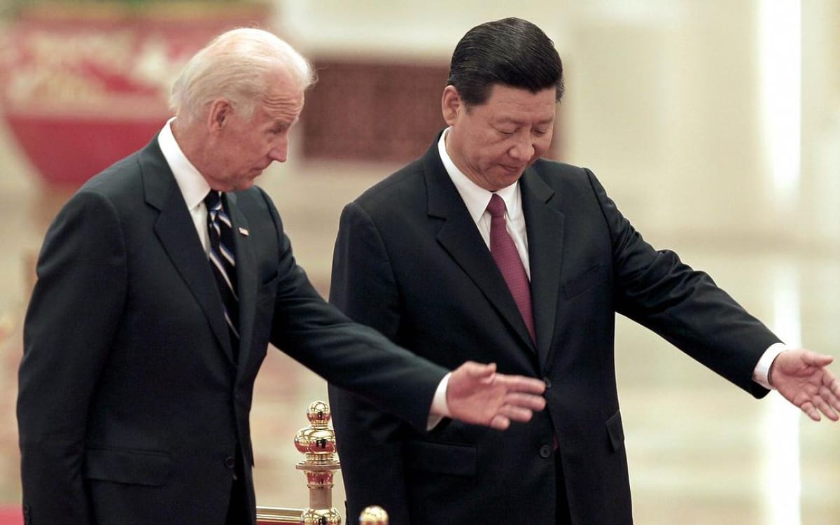 拜登已经慢了习近平很多步