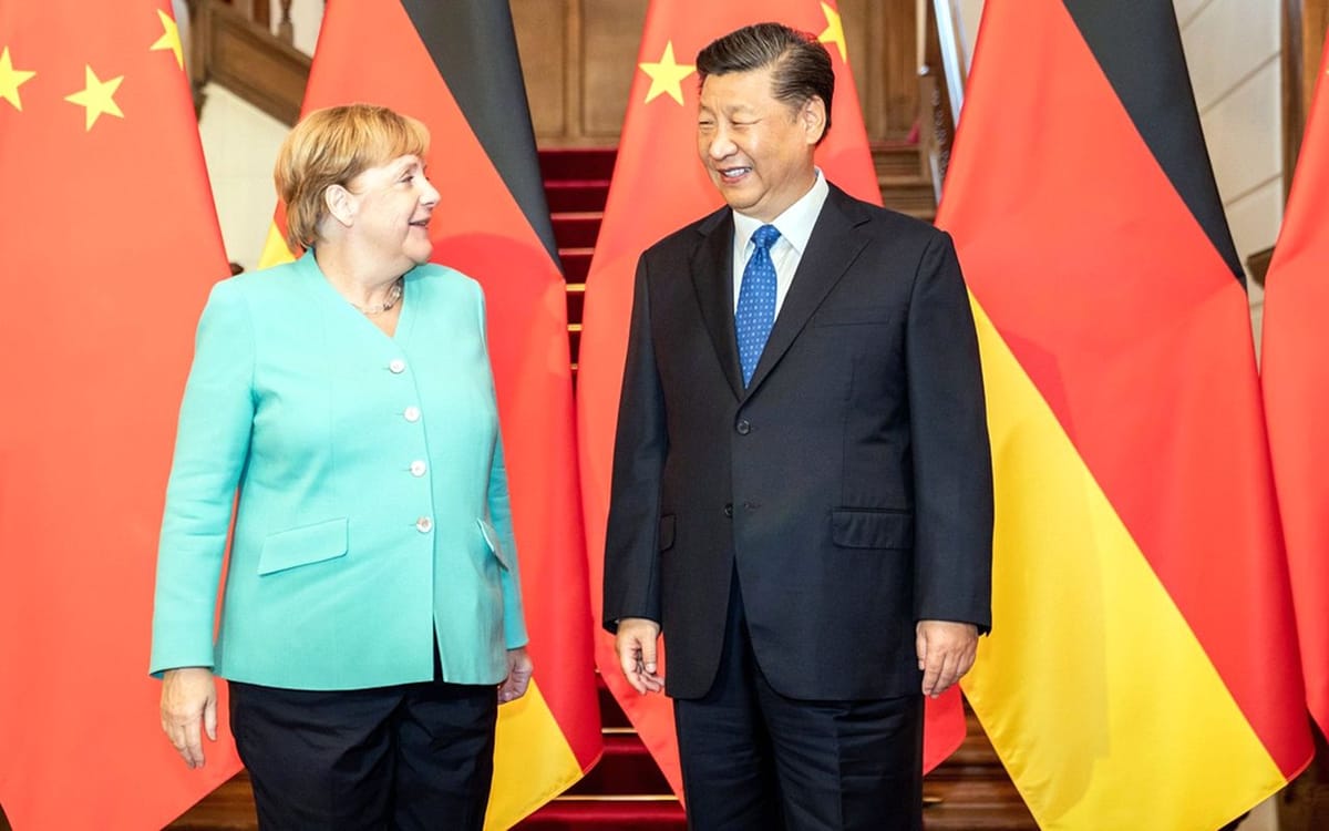 默克尔“不反华”让拜登难堪